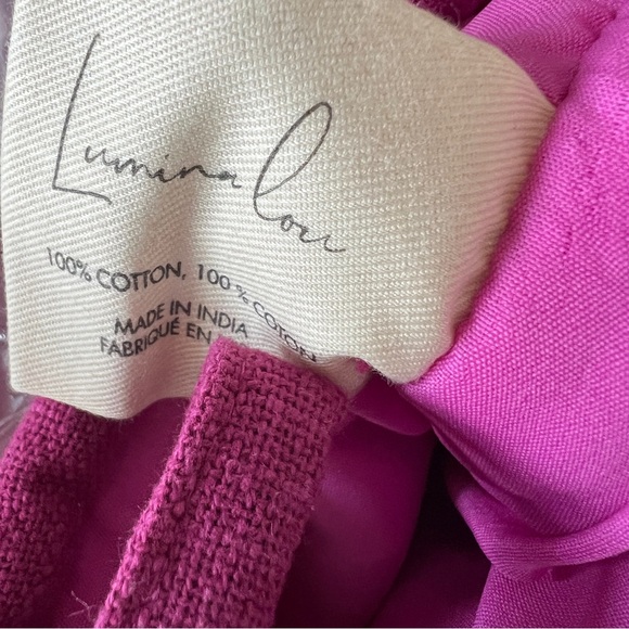 Lumina Lou (2) India Magenta Tassel Holiday Christmas Stocking Nordstrom 12x20 - Picture 4 of 7